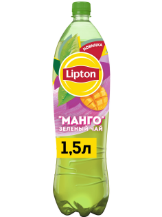 Холодный чай Lipton зеленый со вкусом манго, 1.5л