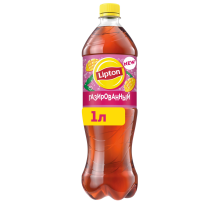 Холодный чай Lipton манго и личи черный газированный, 1л