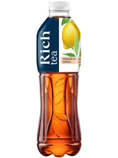 Холодный чай Rich tea черный со вкусом лимона, 1л
