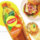Холодный чай Lipton черный со вкусом персика, 1.5л