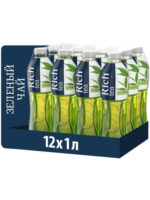 Холодный чай Rich tea зеленый, 1л