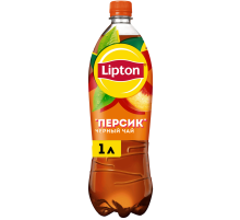 Холодный чай Lipton черный со вкусом персика, 1л