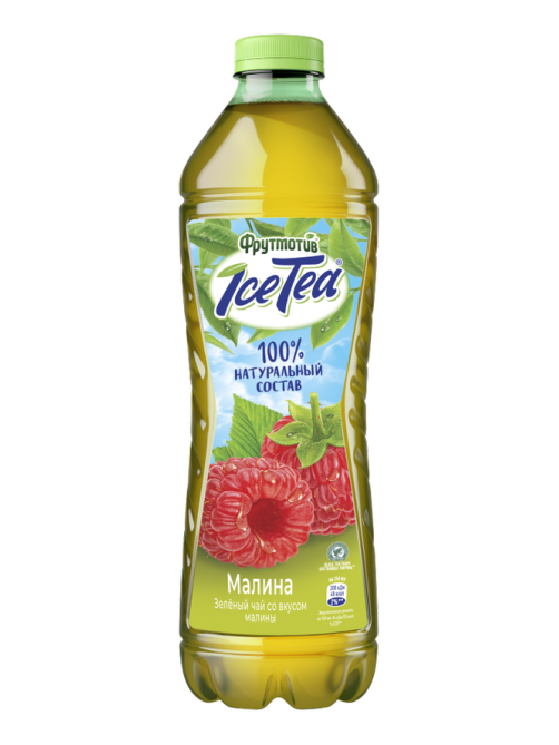Холодный чай Фрутмотив зеленый со вкусом малины, 1.5л