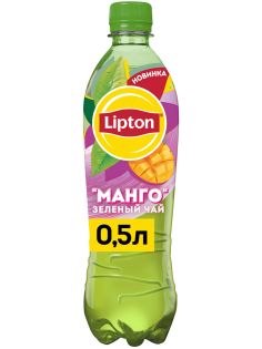 Холодный чай Lipton зеленый со вкусом манго, 500мл