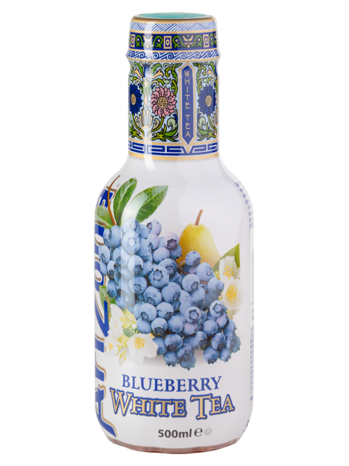 Холодный чай Arizona белый со вкусом черники, 500мл