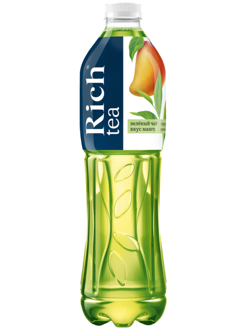 Холодный чай Rich зеленый со вкусом манго, 1.5л