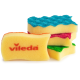 Губка для посуды Vileda Pur Colors 6 х 9см, 4 шт