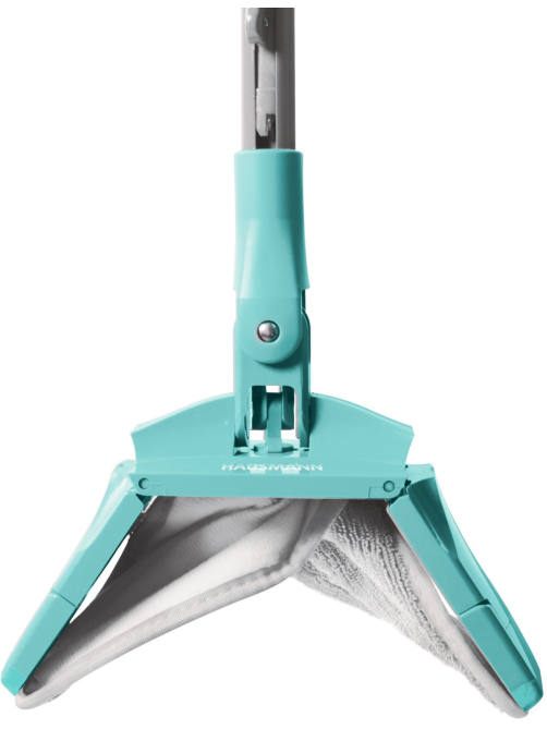 Швабра для влажной уборки Hausmann Care Clean version 2.0 с механизмом отжима, 145 x 12 x 9см