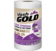 Тряпка Vash Gold Big в рулоне 22 х 18см, 150 листов