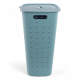 Корзина для белья Curver Softex голубая 56л, 43.5 x 33.5 x 60см