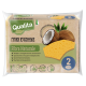 Губка для посуды Qualita Fibra Naturale 2шт, 4 х 7см