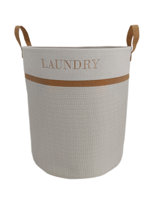 Tarrington House Корзина для белья Laundry New текстильная круглая, 45 x 56см