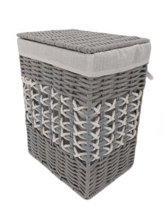 Tarrington House Корзина для белья Knit плетеная серая размер M, 350 x 250 x 450см
