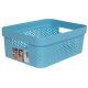 Корзина для хранения Curver Infinity тюркуаз 11л, 35.6 x 26.6 x 13.6см