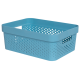 Корзина для хранения Curver Infinity тюркуаз 11л, 35.6 x 26.6 x 13.6см
