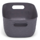 Корзина для хранения Curver Softex S темно-серая 4л, 26.5 x 19.1 x 11см