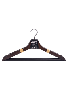 Плечики Sirocco Walnut с выемками деревянные, 4шт