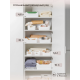 Корзина универсальная Эконова Scandi белая 3.1л, 24 х 17 х 9см