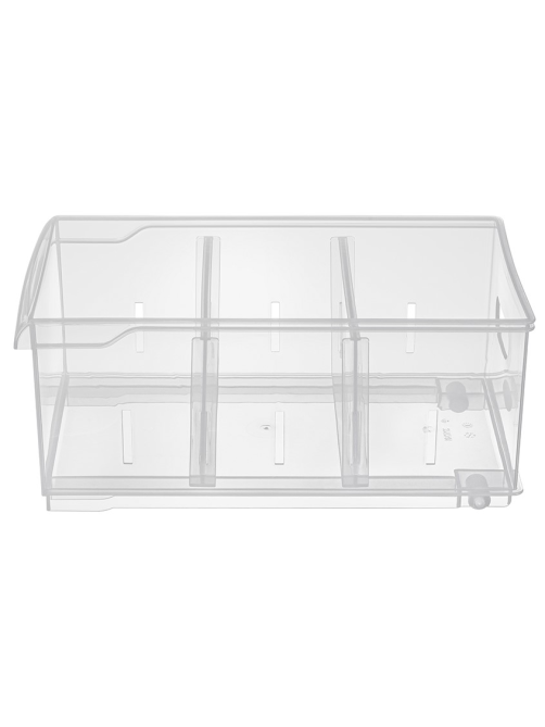 Контейнер для хранения Econova Rolly на роликах 5л, 16.8 x 30.5 x 12.9см