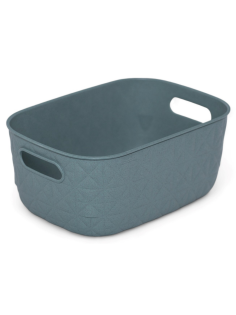 Корзина для хранения Curver Softex S голубая 4л, 26.5 x 19.1 x 11см