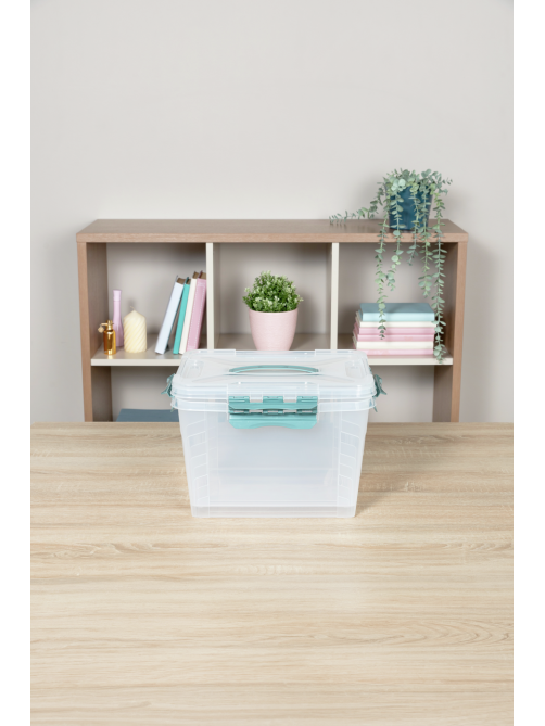 Ящик для хранения Econova Grand Box голубой 39 x 29 x 24.5см, 20л