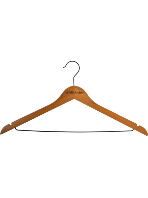 Плечики Attribute Bamboo Slim с выемками, 5шт