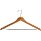 Плечики Attribute Bamboo Slim с выемками, 5шт