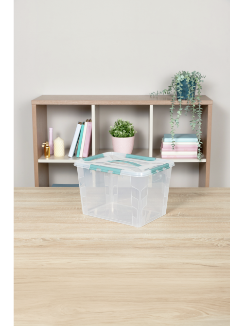 Ящик для хранения Econova Grand Box голубой 39 x 29 x 24.5см, 20л