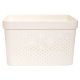 Корзина для хранения Curver Infinity молочная 17л, 35.5 x 26.2 x 21.9см