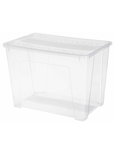 Ящик универсальный Econova Tex-box бесцветный 70л, 57 x 38 x 40.5см