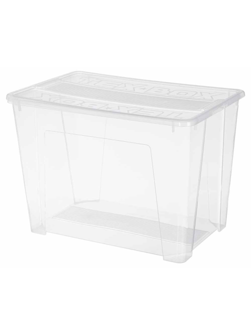 Ящик универсальный Econova Tex-box бесцветный 70л, 57 x 38 x 40.5см