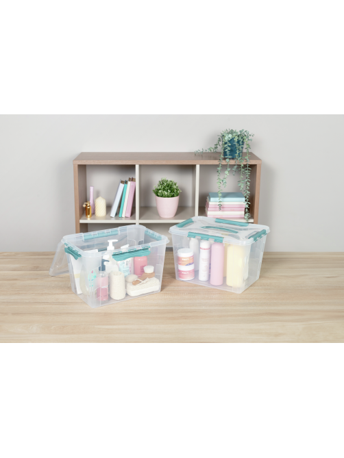 Ящик для хранения Econova Grand Box голубой 39 x 29 x 24.5см, 20л