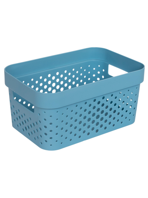 Корзина для хранения Curver Infinity тюркуаз 4.5л, 26 x 17.5 x 12.3см