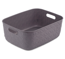 Корзина для хранения Curver Softex S темно-серая 12.5л, 38 x 28.2 x 14.2см