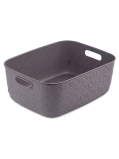 Корзина для хранения Curver Softex S темно-серая 12.5л, 38 x 28.2 x 14.2см