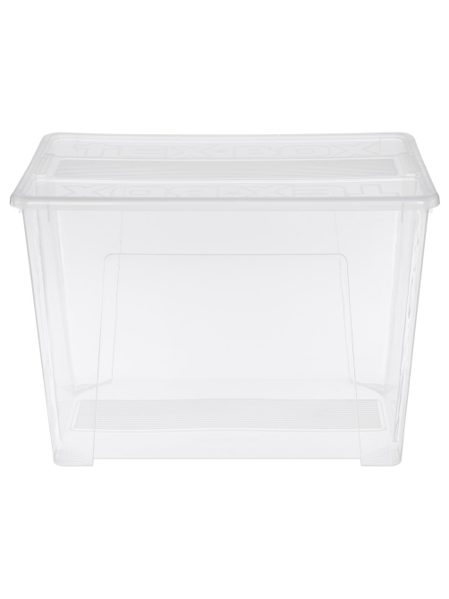 Ящик универсальный Econova Tex-box бесцветный 70л, 57 x 38 x 40.5см