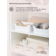Корзина универсальная Эконова Scandi белая 3.1л, 24 х 17 х 9см