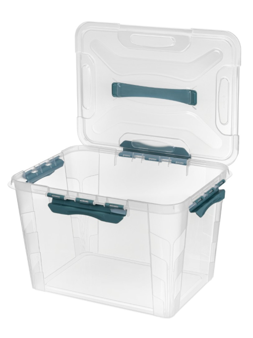 Ящик для хранения Econova Grand Box голубой 39 x 29 x 24.5см, 20л