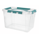 Контейнер для хранения Econova Grand Box голубой с крышкой 29 x 19 x 18см, 6.65л