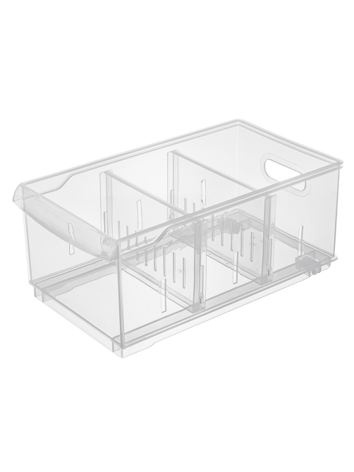 Контейнер для хранения Econova Rolly на роликах 5л, 16.8 x 30.5 x 12.9см
