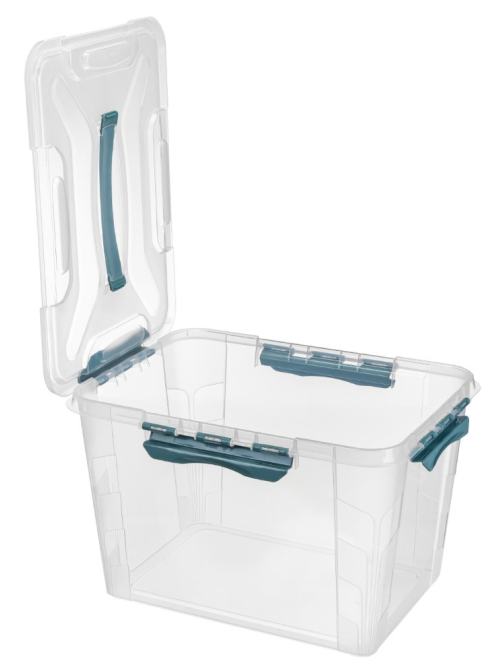 Ящик для хранения Econova Grand Box голубой 39 x 29 x 24.5см, 20л