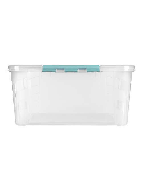 Контейнер для хранения Econova Grand Box голубой с крышкой 39 x 29 x 18, 15.3л