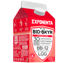 Напиток кисломолочный Exponenta Bio-Skyr обезжиренный киви и клубника, 500г