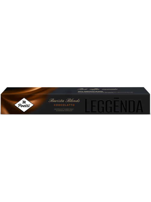 Кофе в капсулах Poetti Leggenda Chocolatto для кофемашин Nespresso 10шт, 53г x 12 шт