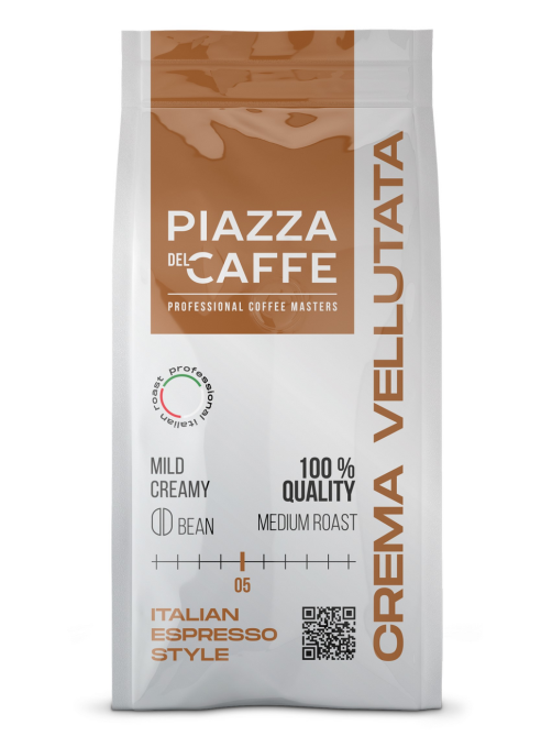 Кофе Piazza del Caffe Crema Vellutata зерновой, 230г