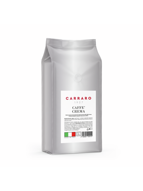 Кофе Carraro Cafe crema в зернах, 1кг