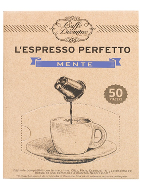 Кофе Caffe Diemme L'Espresso Mente в капсулах 50шт, 280г