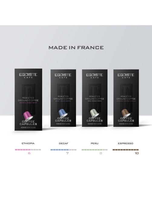 Кофе в капсулах Egoiste Ethiopia для кофемашин Nespresso 10шт, 50г