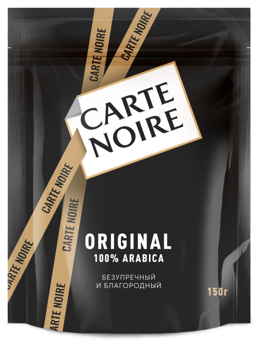 Кофе Carte Noire Ориджинал растворимый сублимированный, 150г
