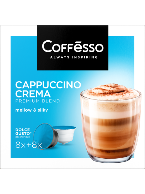 Кофе в капсулах Coffesso Capuccino Crema для кофемашин Dolce Gusto 16шт, 192г